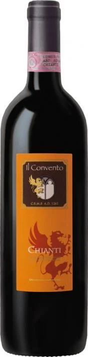 Вино Gattavecchi, "Il Convento", Chianti DOCG, Кьянти "Иль Конвенто", 2012, 750 мл