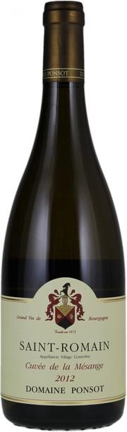 Вино Domaine Ponsot Saint-Romain Cuvee de la Mesange AOC  2012 750 мл