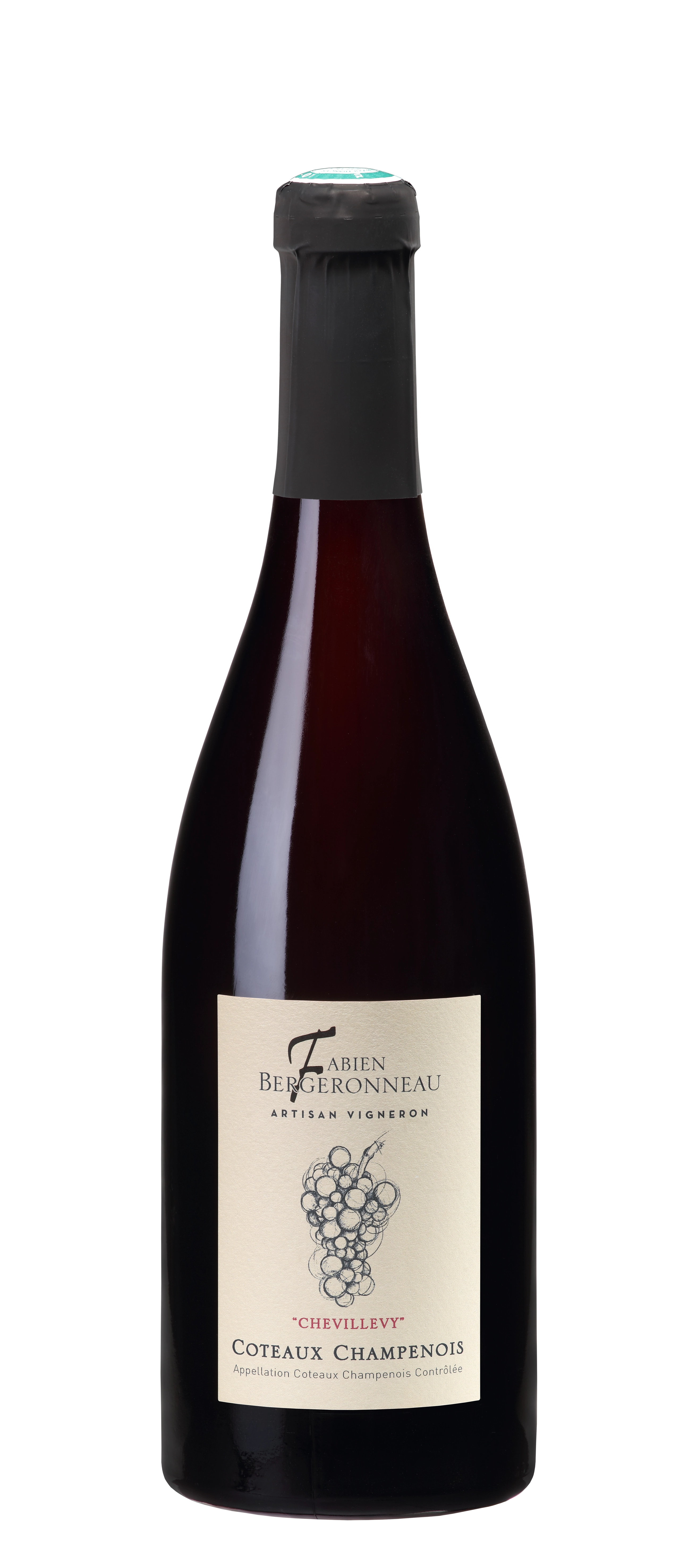 Шампанское FABIEN BERGERONNEAU Chevillevy Coteaux Champenois Rouge 2020 750 мл 12%