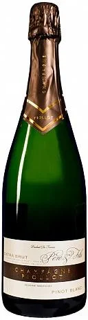 Шампанское Piollot Père et Fils 'Cuvee Pinot Blanc' Extra Brut AOC Пьолло Пер е Фис  'Кюве Пино Блан' Экстра Брют AOC 2010 750 мл