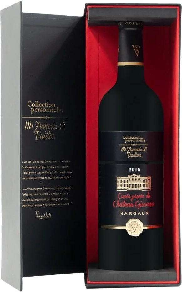 Вино  Mr Francois-L Vuitton", Cuvee Privee du Chateau Giscours, Margaux AOC Франсуа Л Вюиттон Кюве Приве дю Шато Жискур 2014 в п/у 750 мл
