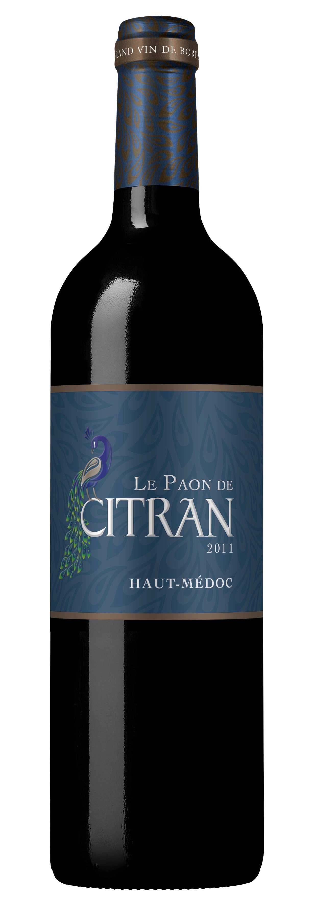 Вино Château Citran Le Paon de Citran Haut-Médoc AOP  2015 750 мл