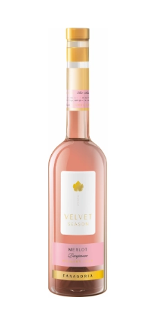 Вино Фанагория Velvet Season  Вельвет Бархатный сезон  Мерло розовое десертное 750 мл