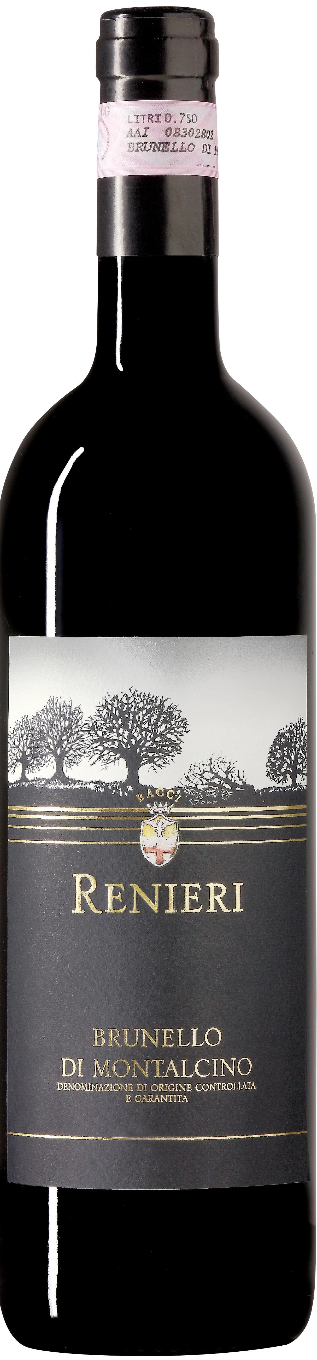 Вино  Castello di Bossi   Brunello  di Montalcino DOC Рениери  Брунелло  ди Монтальчино Магнум  2015 1500 мл