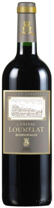Вино Шато Лумля красное, Chateau Loumelat Rouge, Bordeaux AOC, 2015 750 мл