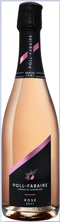 Игристое вино Poll-Fabaire Cremant de Luxembourg Rose Brut Moselle Luxembourgeoise AOP 2022 750 мл