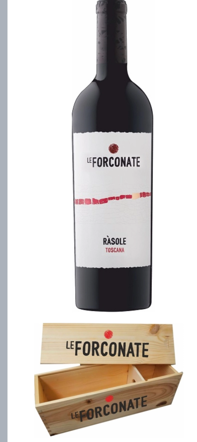 Вино Barbanera Le Forconate  Ticche Toscana Rosso IGT red gift box  2017 750 мл