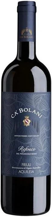 Вино Ca' Bolani  Refosco dal Peduncolo Rosso Friuli DOC Aquileia КА'БОЛАНИ Рефоско даль Педунколо Россо Фриули ДОК Аквилея 2015 750 мл