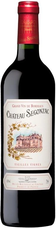 Вино Château Segonzac Vielles Vignes 2011 750мл