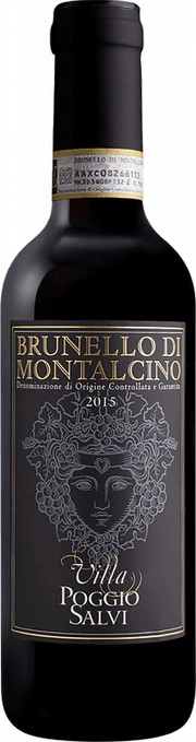 Вино Villa Poggio Salvi Brunello di Montalcino Поджио Сальви Брунелло ди Монтальчино 2015  375 мл