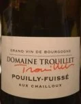 Вино  Domaine Trouillet Pouilly-Fuissé 'Aux Chailloux'    Пуйи-Фюиссе  О Шало Домен  Труйе  2017 750 мл