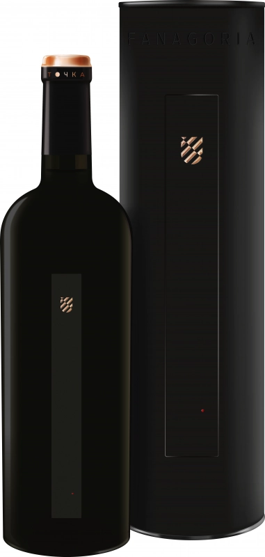 Вино  Фанагория  Точка  красное сухое 2018 в тубе  750 мл