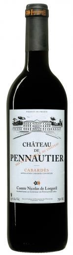 Вино Vignobles Lorgeril Chateau de Pennautier Cabardes AOC Виньобль Лоржериль Шато де Пеннотье  Кабардес 2016 750 мл