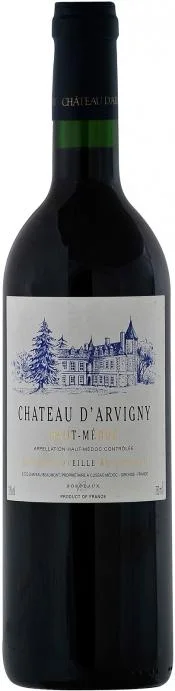 Вино Chateau D’Arvigny, Haut-Medoc AOC Cru Bourgeois, Шато д'Арвиньи, 2010