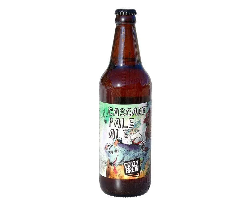 Пиво Crazy brew Cascade Pale Ale /Крейзи Брю "Каскад Пэйл Эль" 500 мл