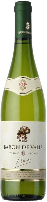 Вино Vicente Gandia "Baron de Valls" Blanco, Висенте Барон де Валлс 2016 бел/п.сух. 750 мл