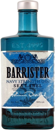 Джин    Кошерный Barrister Navy Strength  700 мл