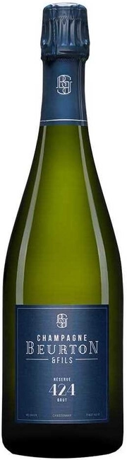 Шампанское Champagne Beurton & Fils Reserve 424 Brut Champagne AOC 2023 750 мл  12%
