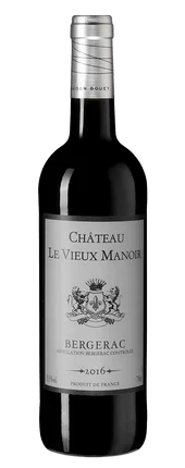 Вино Chateau   Le Vieux Manoir  Шато ле Вьё Мануар Бержерак 2018 750 мл