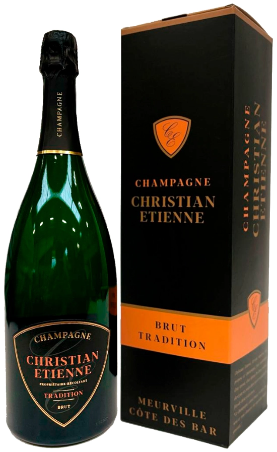 Шампанское Christian Etienne Cuvee Tradition Brut gift box  2018  1,5 л