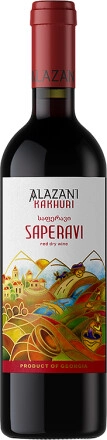Вино  Kakhetia Alazani Kahuri Saperavi   2018  750  мл 13,5%