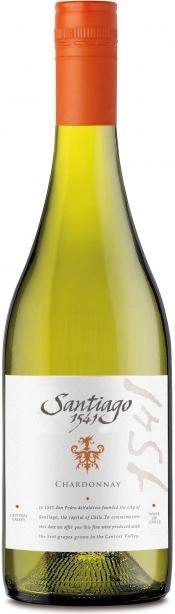 Вино TiB Santiago 1541 Chardonnay ТиВ Сантьяго 1541 Шардонне 2018 750 мл