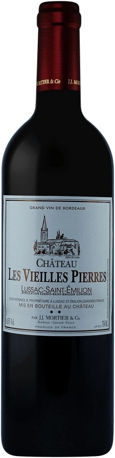 Вино Chateau Les Vieilles Pierres Lussac-Saint-Emilion  2019   750 мл