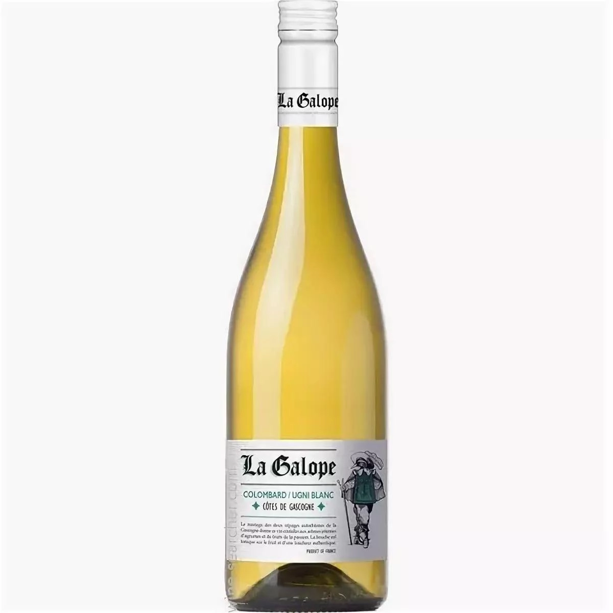 Вино La Galope Colombard Chardonnay Côtes de Gascogne IGP Ля Галоп Коломбар Шардоне Кот де Гасконь  2014  750 мл