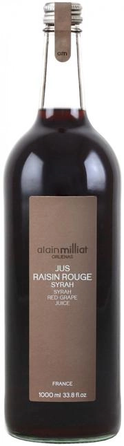 Сок  Alain Milliat Jus de Raisin Rouge Syrah   Ален Мия   из красного винограда Сира  1000 мл