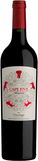 Вино Cape Five Pinotage   Reserve  2017  750 мл