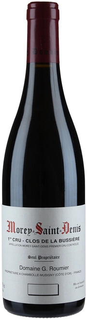 Вино Domaine G. Roumier Morey-St-Denis 1er Cru Clos de la Bussière  2017 750 мл 13%