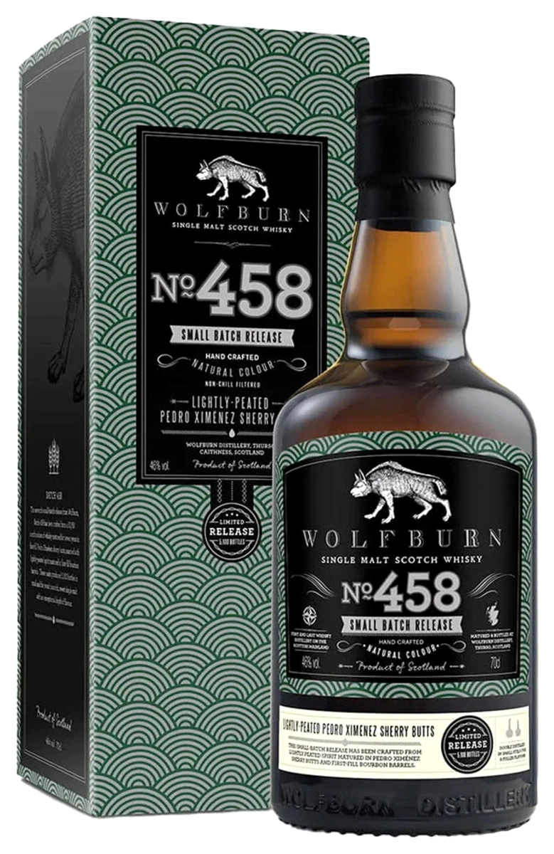 Виски  Wolfburn Small batch №458  700 мл