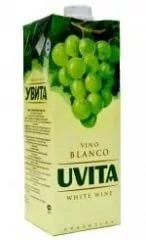 Вино Uvita Увита белое полусухое 1000 мл