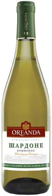 Вино Ореанда Шардоне Крымское 750 мл