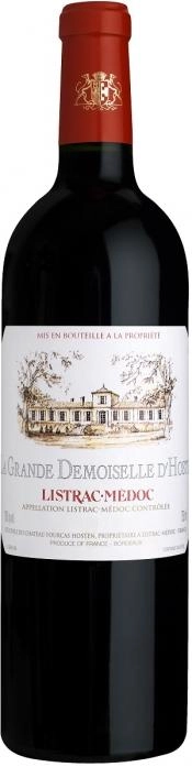 Вино "La Grande Demoiselle d'Hosten"  Listrac-Medoc AOC  2010  750 мл