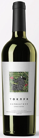 Вино  Токлук Верментино  2022 750 мл  13 %