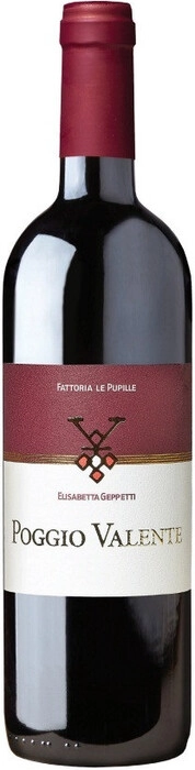 Вино Fattoria Le Pupille Poggio Valente Rosso Toscana IGT  2019 750 мл 15%