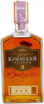 Коньяк   Крымский резерв  Три года  500 мл