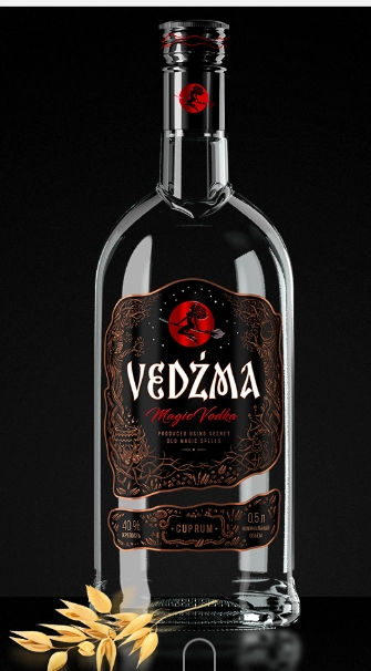 Водка  Ведьма   Медная  500 мл