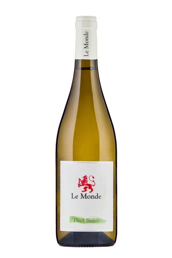 Вино Le Monde Grave del Friuli  Pinot Bianco Ле Монде Пино Бьянко 2018 750 мл