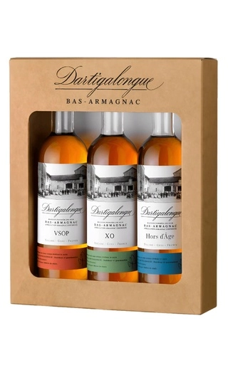 Набор  Coffret  1 VSOP Bas Armagnac Dartigalongue 200 мл, XO Bas Armagnac Dartigalongue 200 мл, Hors d'Age Bas Armagnac Dartigalongue    200  мл