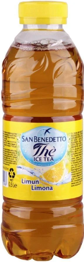 Сок San Benedetto Lemon Ice Tea (PET)  Сан Бенедетто холодный лимонный чай 500 мл