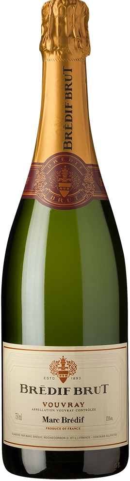 Вино игристое Bredif Brut Vouvray AOC 750 мл