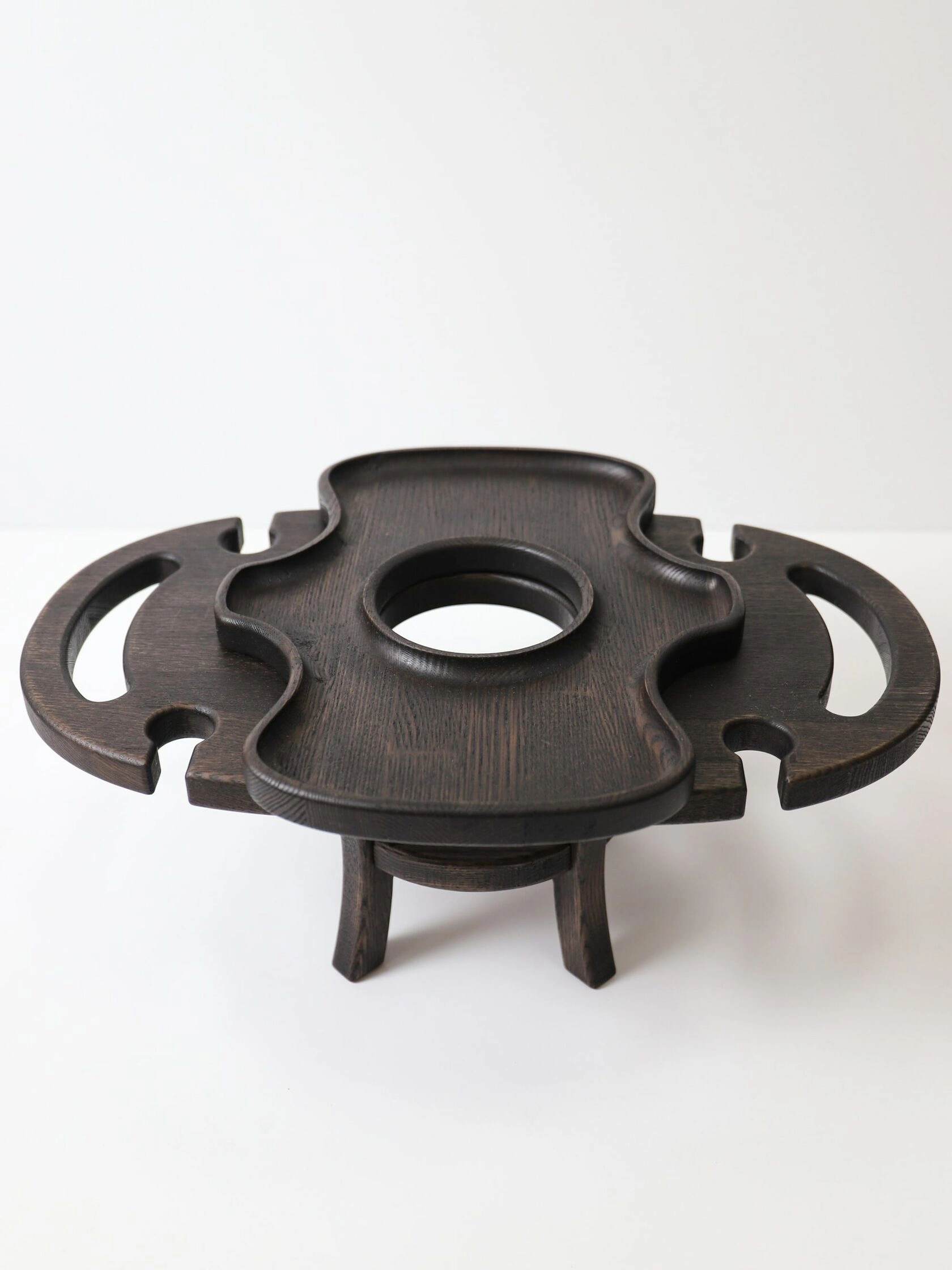 Винница  Welovewood   на 4 бокала в комплекте с менажницей Венге