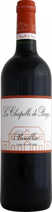 Вино La Chapelle de Bages Pauillac AOC Ля Шапель де Баж Пойяк 2013 750 мл