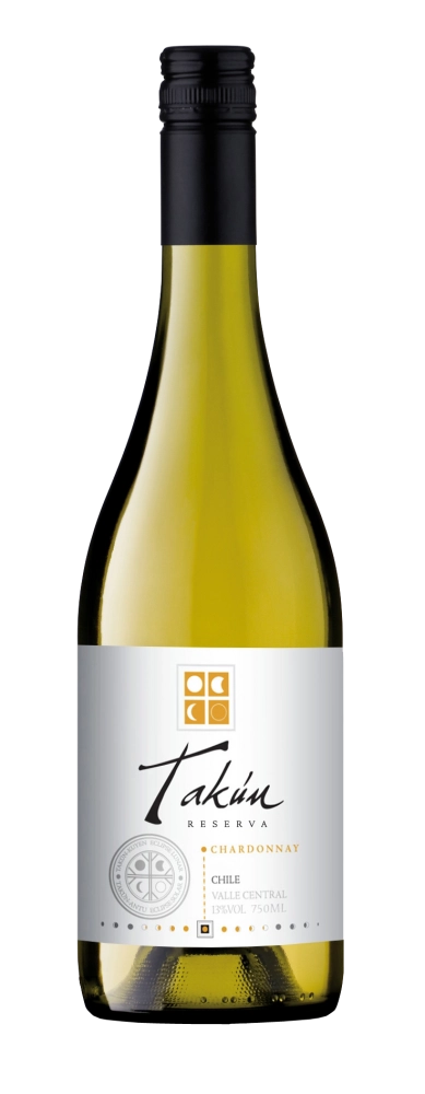 Вино Vina Caliterra / Винья Калитерра Тakun Chardonnay Reserva Central Valley Такун Шардоне Ресерва Сентрал Вэлли 2016 750 мл