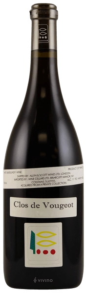 Вино Domaine Prieuré Roch Clos de Vougeot Grand Cru  2017 750 мл 13%