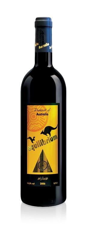 Вино географического наименования Equilibrium Shiraz Эквилибриум  Шираз красное сухое 750 мл