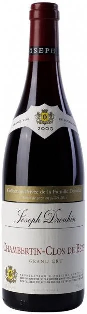 Вино Chambertin-Clos de Beze Grand Cru  Жозеф Друэн  Шамбертен-Кло де Без Гран Крю 2000  750 мл