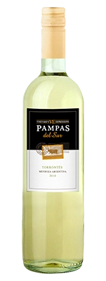 Вино белое полусухое Pampas del Sur,«VINEYARD´S EXPRESSIONS» TORRONTES,  Пампас дель Сур, «ЭКСПРЕШНС» ТОРРОНТЕС 2019 750 мл